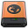 Orange Server B Icon 32x32 png
